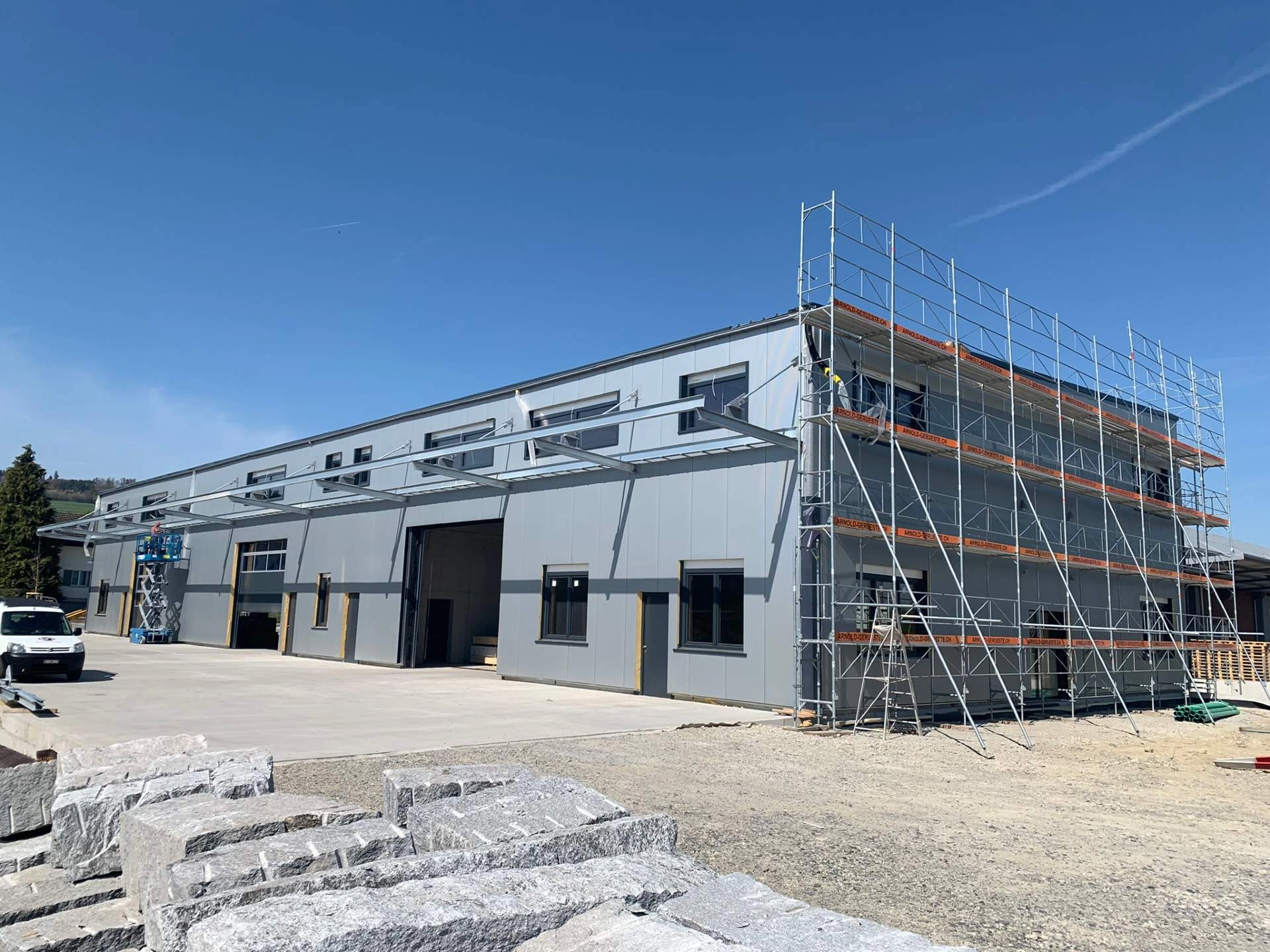 Baufortschritt in Boswil Archicube AG